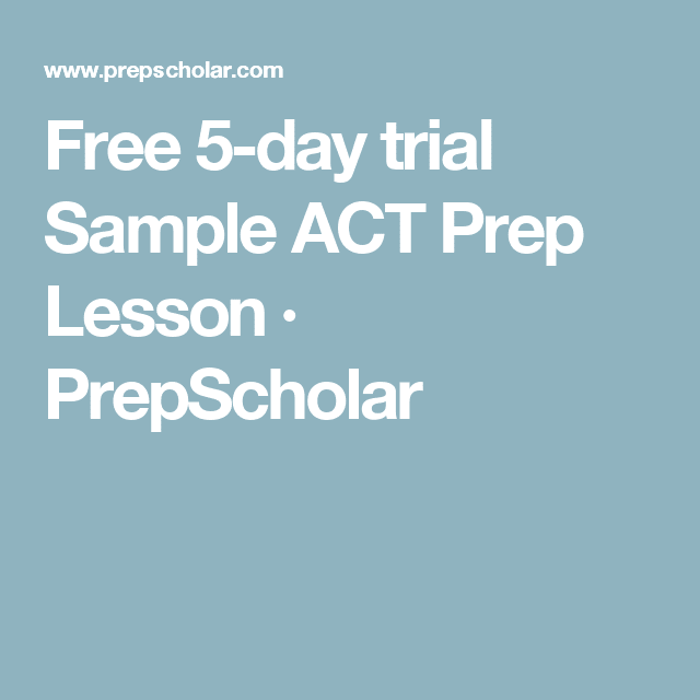 best online act prep