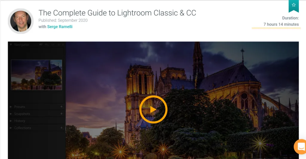 KelbyOne Lightroom Online Course