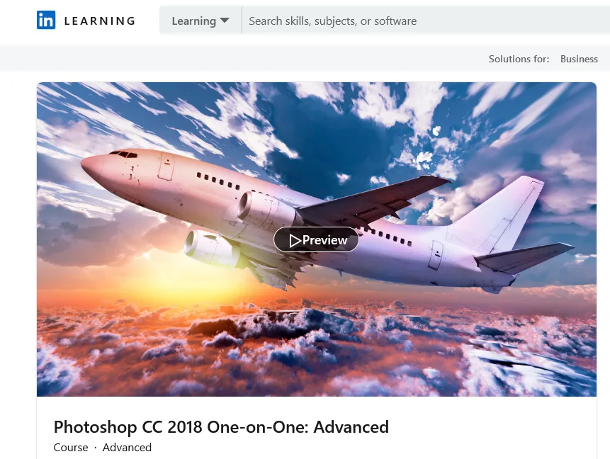 linkedin Photoshop Courses