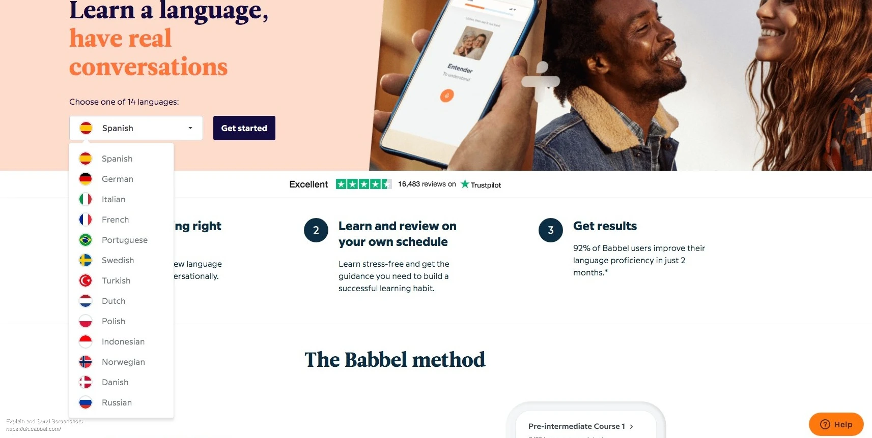 babbel language courses