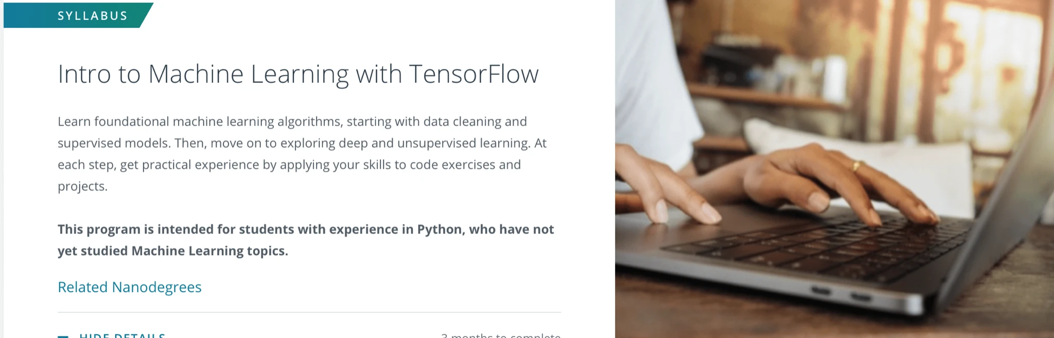 udacity machine learning course testflow