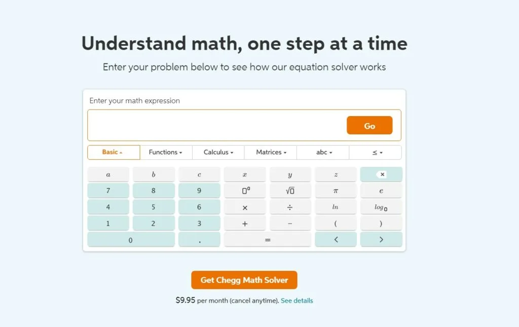 Chegg Math