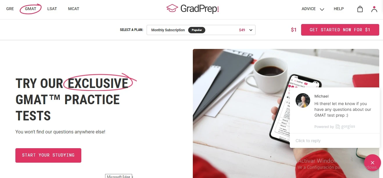 GradPrep GMAT Test Prep 