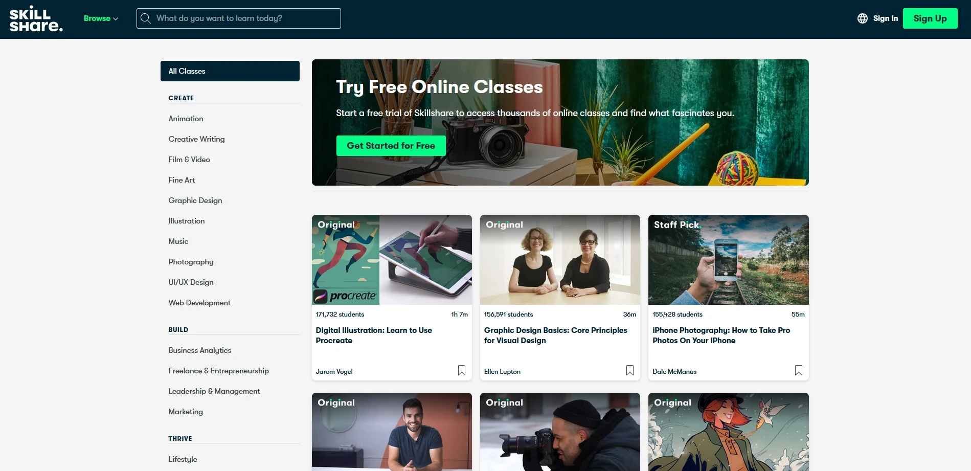 SkillShare Classes
